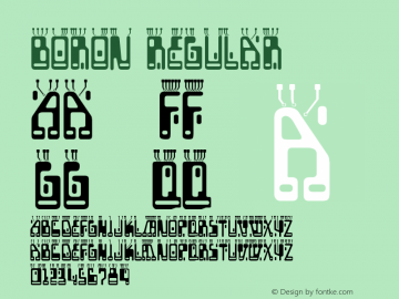 Boron Regular Version 3.100 Font Sample