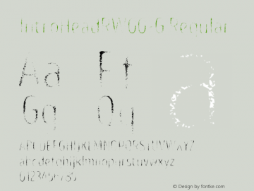 IntroHeadRW00-G Regular Version 1.00 Font Sample