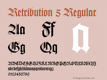 Retribution 5 Regular 1.0 Mon May 01 11:32:51 1995图片样张