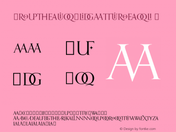 OrpheusLigaturesI ☞ Version 1.000;com.myfonts.easy.canadatype.orpheus-pro.lig-1.wfkit2.version.3yGG Font Sample