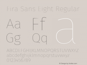 Fira Sans Eight Regular Version 4.106图片样张