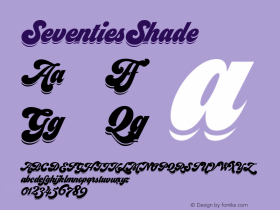 SeventiesShade ☞ 1.000;com.myfonts.easy.argentina-lian-types.seventies.shade.wfkit2.version.4sWh图片样张