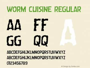 Worm Cuisine Regular Version 1.0; 2015图片样张