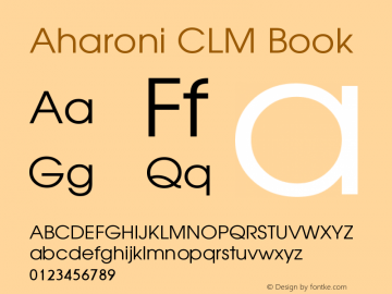 Aharoni CLM Book Version 0.100图片样张