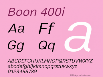 Boon 400i Version 1.0-beta1图片样张