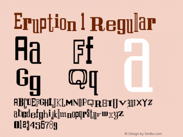 Eruption 1 Regular 1.0 Wed May 03 18:30:49 1995图片样张