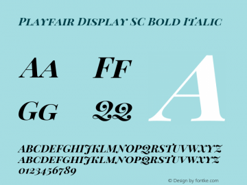 Playfair Display SC Bold Italic Version 1.004;PS 001.004;hotconv 1.0.70;makeotf.lib2.5.58329; ttfautohint (v0.96) -l 42 -r 42 -G 200 -x 14 -w 