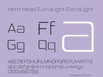 Hemi Head ExtraLight ExtraLight Version 1.001图片样张