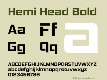 Hemi Head Bold Version 1.001图片样张