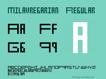 Milavregarian Regular Version 1.0图片样张