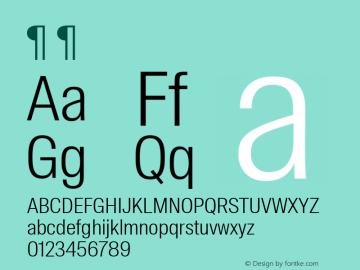 ¶ ¶ Version 2.100 Font Sample