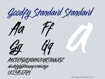 Goodfy Standard Standard Version 2.000 Goodfy by Dexsar Harry Anugrah as Majestype图片样张