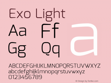 Exo Light Version 1.00图片样张