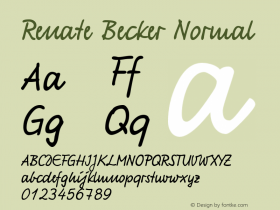 Renate Becker Normal 1.0 Sat May 06 13:44:40 2000图片样张