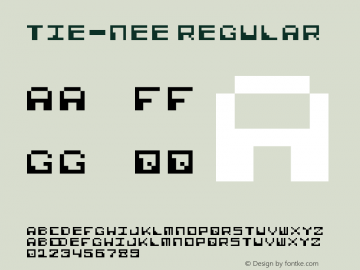 tie-nee Regular Version 1.0图片样张