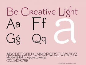 Be Creative Light Version 1.001 2015图片样张