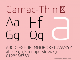 Carnac-Thin ☞ Version 1.000;com.myfonts.easy.hoftype.carnac.thin.wfkit2.version.4v1f图片样张