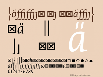 Collis Pi Italic Version 2.000图片样张