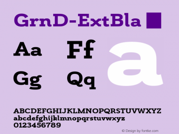 GrnD-ExtBla ☞ Version 1.000;com.myfonts.easy.insigne.grenale-slab.ext-black.wfkit2.version.4vgh Font Sample