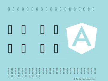 webdev-font Regular Version 1.0图片样张