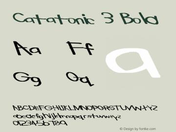 Catatonic 3 Bold 1.0 Sat May 06 13:08:40 1995图片样张