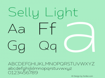 Selly Light 001.000图片样张