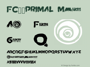 FC__PRIMAL Medium Version 001.000 Font Sample