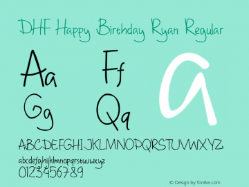 DHF Happy Birthday Ryan Regular Version 2.000图片样张