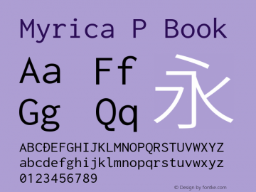 Myrica P Book Version 2.010.20160103图片样张