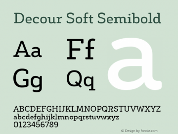 Decour Soft Semibold Version 1.000;PS 001.000;hotconv 1.0.88;makeotf.lib2.5.64775;com.myfonts.easy.latinotype.decour-soft.semibold.wfkit2.version.4vjE图片样张