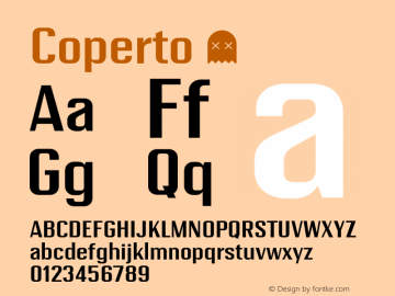 Coperto ℡ Version 001.000 Font Sample