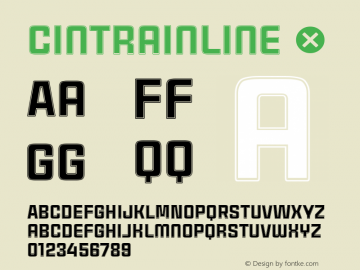 CintraInline ☞ 001.000;com.myfonts.easy.graviton.cintra.inline.wfkit2.version.4doq图片样张