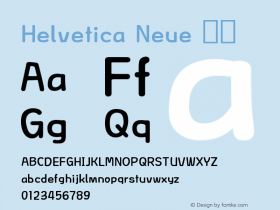 Helvetica Neue 瘦体 10.0d35e1图片样张