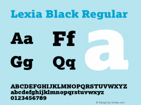 Lexia Black Regular Version 2.200图片样张