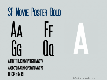 SF Movie Poster Bold Version 2.1图片样张