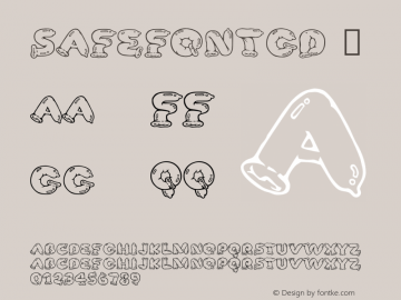 SafeFontGD ☞ Version 1.000 2008 initial release;com.myfonts.easy.galapagos.safe-font.gd.wfkit2.version.3ojH Font Sample