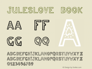 JulesLove Book Version 2000; 0.0, initial r图片样张