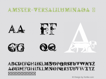 Amster-VersalIluminada ☞ Version 1.000;PS 001.000;hotconv 1.0.70;makeotf.lib2.5.58329;com.myfonts.easy.pampatype.amster.versal-iluminada.wfkit2.version.4mdM图片样张