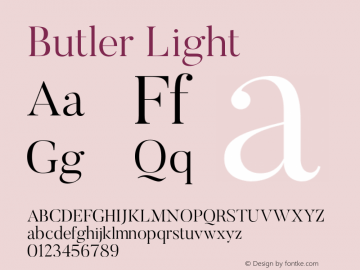 Butler Light 1.000图片样张