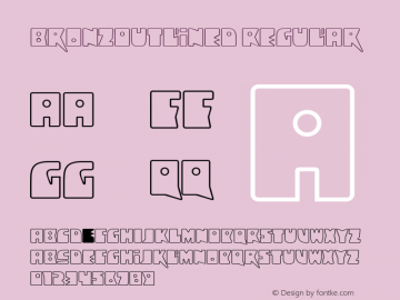 BronzOutlined Regular Version 4.10图片样张
