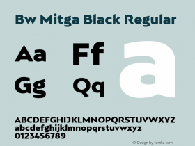 Bw Mitga Black Regular Version 1.030图片样张