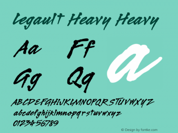 Legault Heavy Heavy Version 1.000;PS 001.001;hotconv 1.0.56图片样张