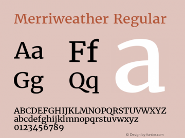 Merriweather Regular Version 1.584; ttfautohint (v1.5) -l 6 -r 36 -G 0 -x 10 -H 350 -D latn -f cyrl -w 