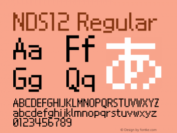 NDS12 Regular Version 1.1图片样张