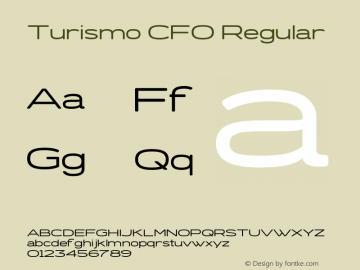 Turismo CF0 Regular Version 1.000图片样张