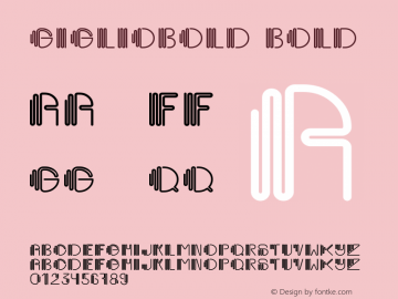 GiglioBold Bold Version 001.000图片样张