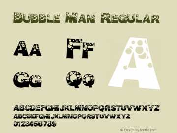 Bubble Man Regular Version 001.000图片样张