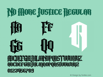 No More Justice Regular Version 1.00 June 9, 2014, initial release图片样张