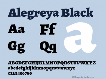 Alegreya Black Version 1.003图片样张