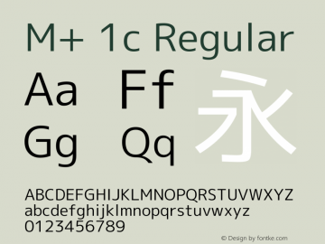 M+ 1c Regular Version 1.061图片样张